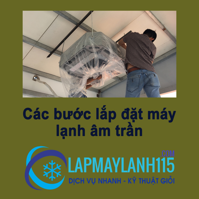 Lắp đặt máy lạnh âm trần